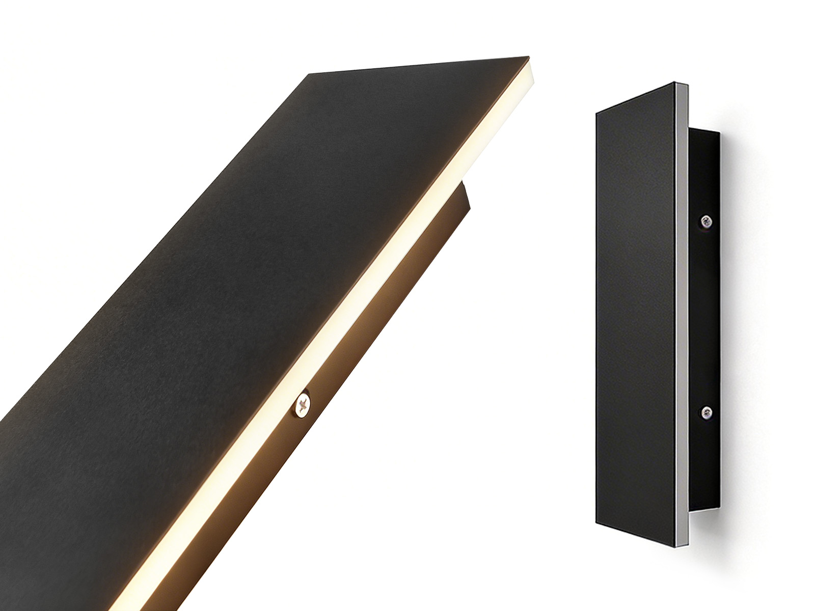 Kinkiet ogrodowy LED MIRANA 8W 30cm 4000K IP44 czarny